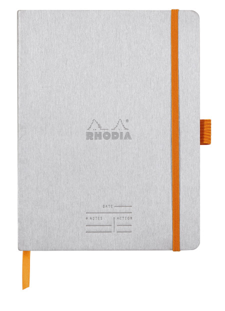 Rhodia Meeting Notebook - A5 - Silver